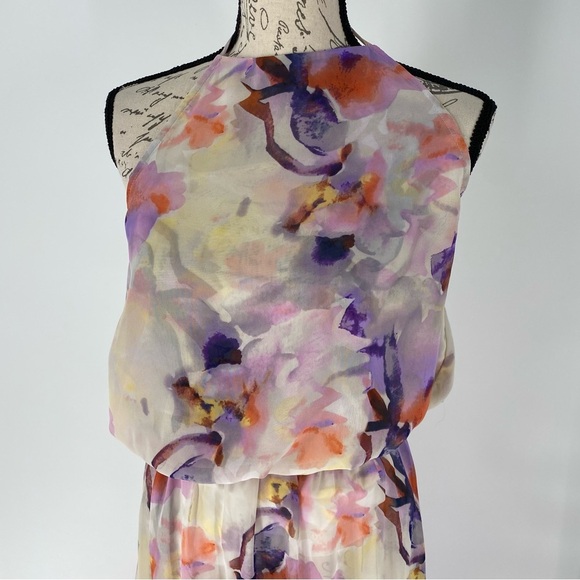 Show Me Your Mumu Heather Halter Slip Dress in Abers Babers Print - L - Picture 5 of 6